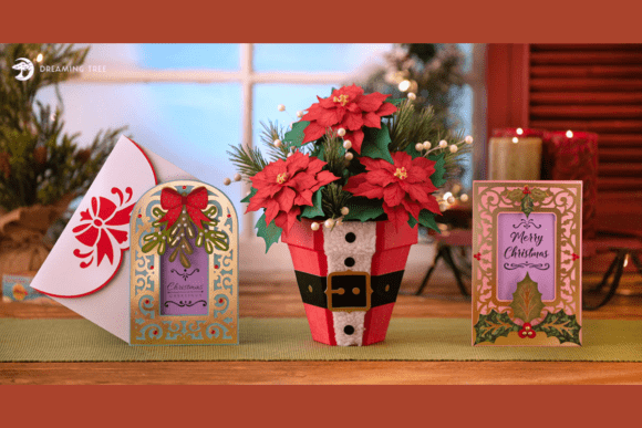 3D SVG Christmas Bundle: Festive Magic for Brand Visuals