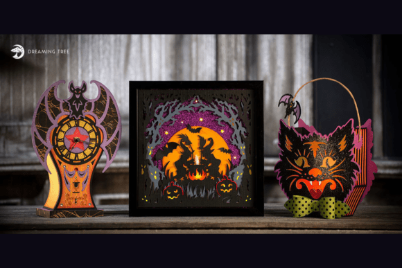 All Hallows Eve 3D SVG Halloween Bundle