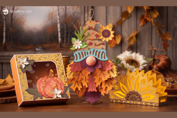 Autumn Arrival 3D SVG Bundle for Fall Crafting Projects