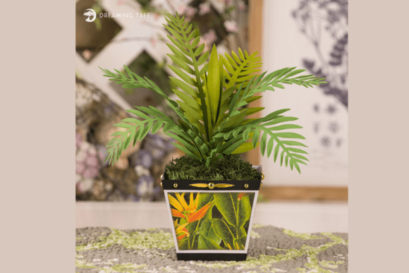 Designing with Potted Palm SVG: A Real-World Look at This 3D Centerpiece Asset