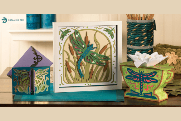 Dragonfly Daze 3D SVG Bundle: Elegant Design for Lifestyle Blogs and Creative Content