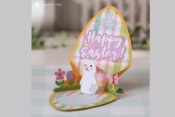 Easter Pop Up Card SVG: A 3D Design for Spring-Themed Visual Storytelling