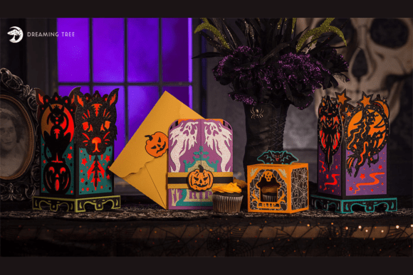 Holiday Hauntings 3D SVG Bundle for Halloween Branding