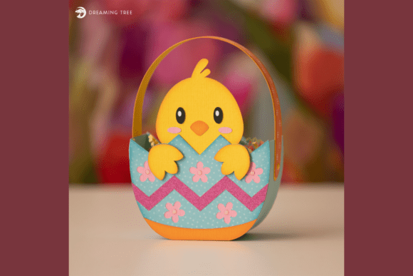 Lil Chickie Favor Bag: A 3D SVG Easter Design for Spring Campaigns
