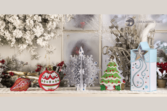 O Christmas Tree 3D SVG Bundle for Festive Digital Sales