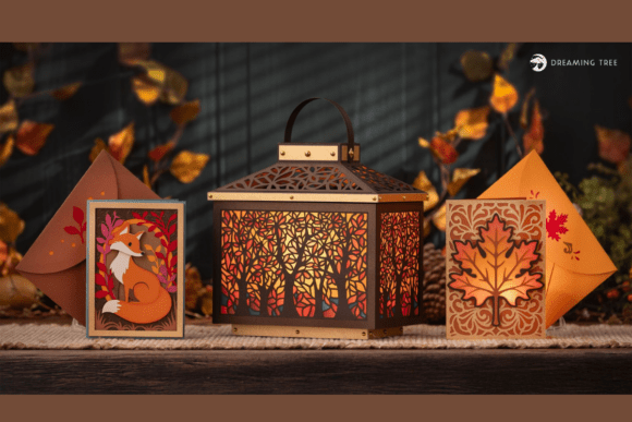 Rustle Glow SVG Bundle: Fall 3D SVG Designs for Creative Sellers