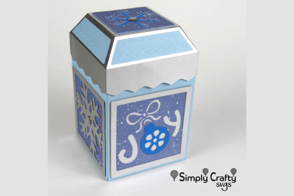 Share the Joy with the Joy Gift Box 3D SVG for Christmas Crafting