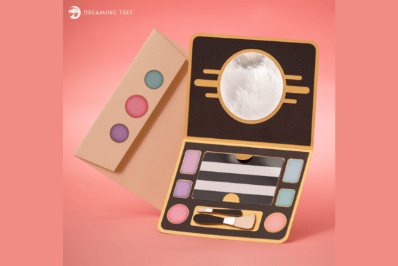 Stylish 3D SVG Gift Holder for Lifestyle & Editorial Design Projects