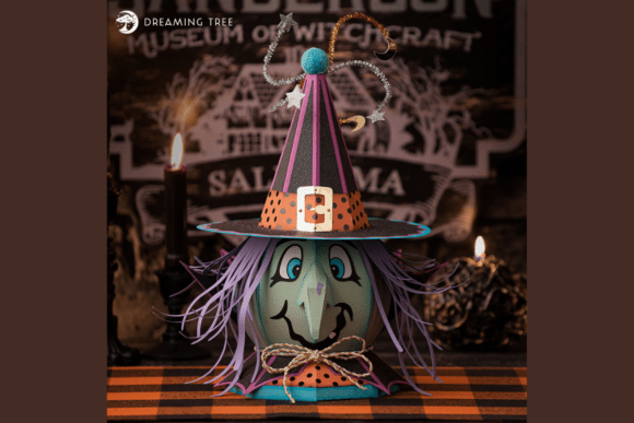 Winney Witch Treat Box SVG Review: Halloween Charm Meets Embroidery Craft